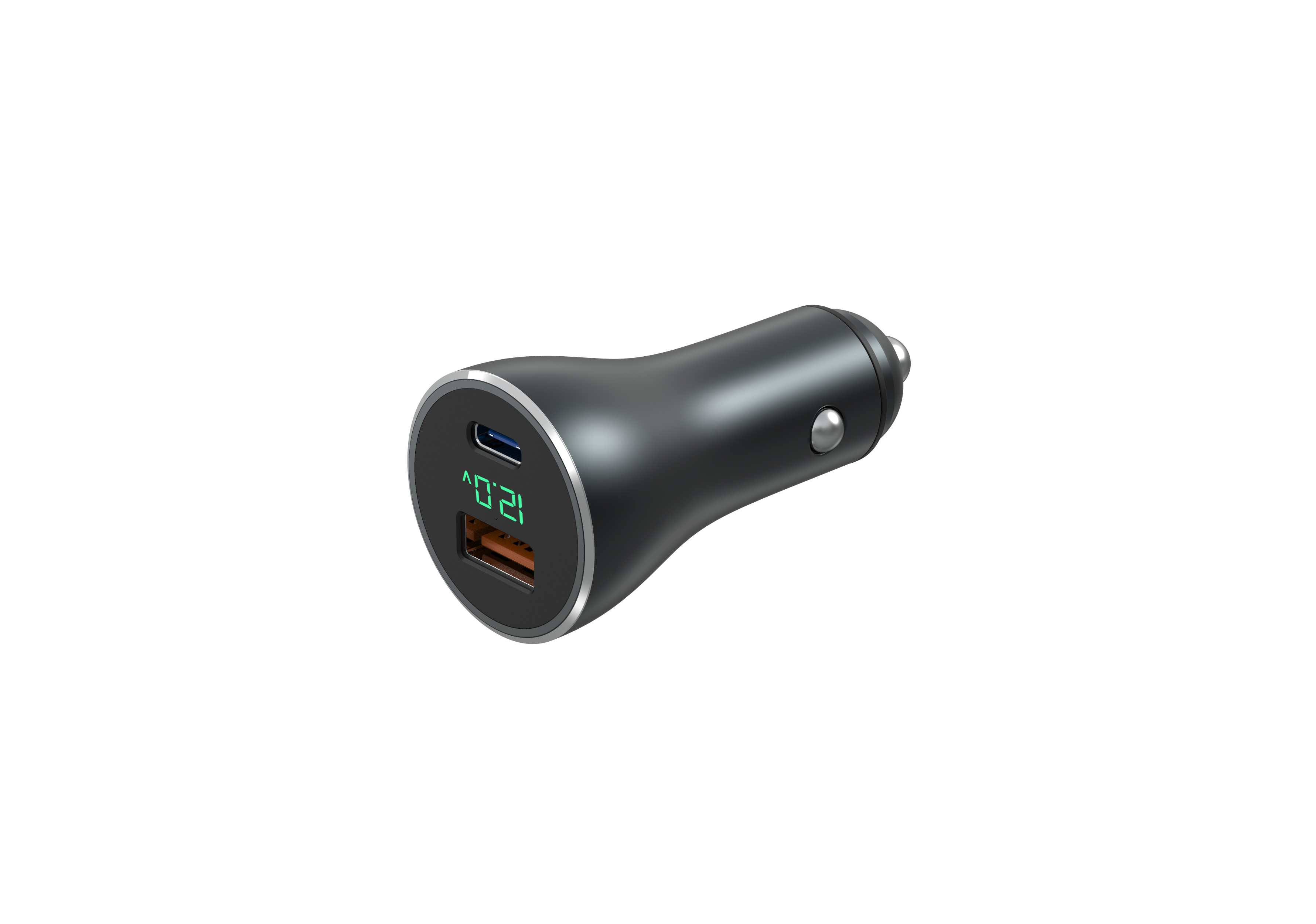 100W fast charging metal car charger PD 100W USB C car charger